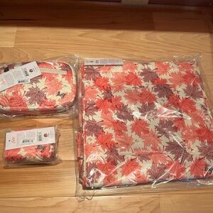🦄 Lug Runner, Super coupe, Mini Choo Choo in Maples Cream. SET of 3 pieces. NWT